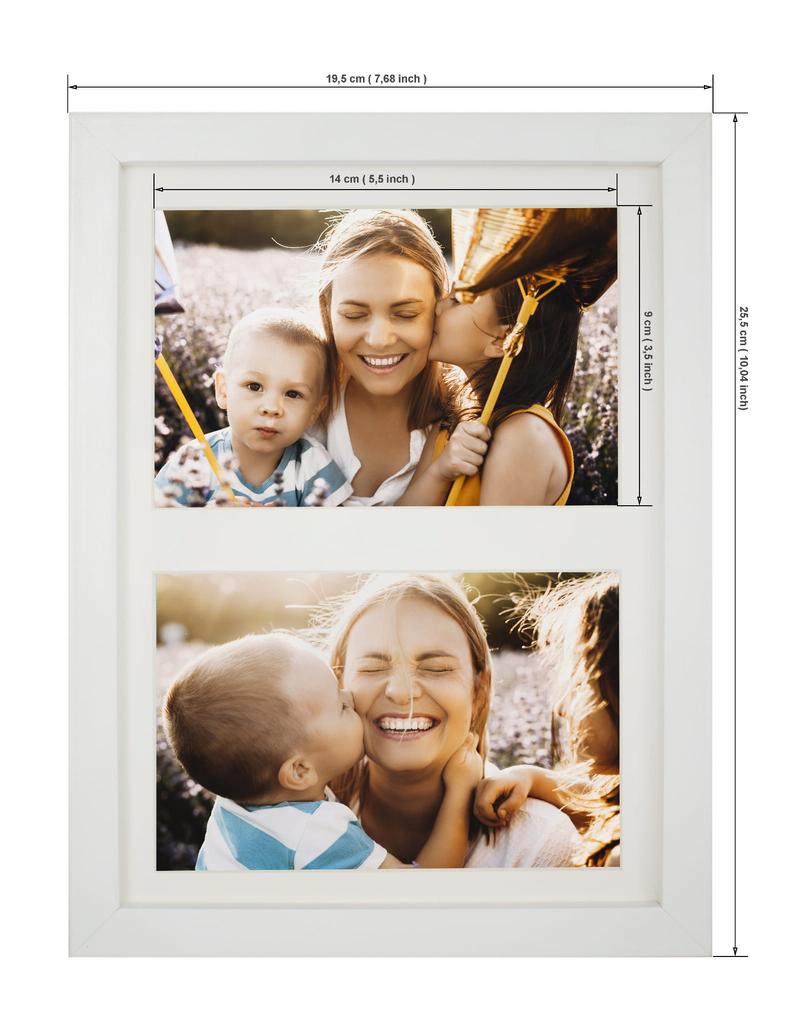 Photo Frame 15/15 Basic M043 White 17X23 Cm
