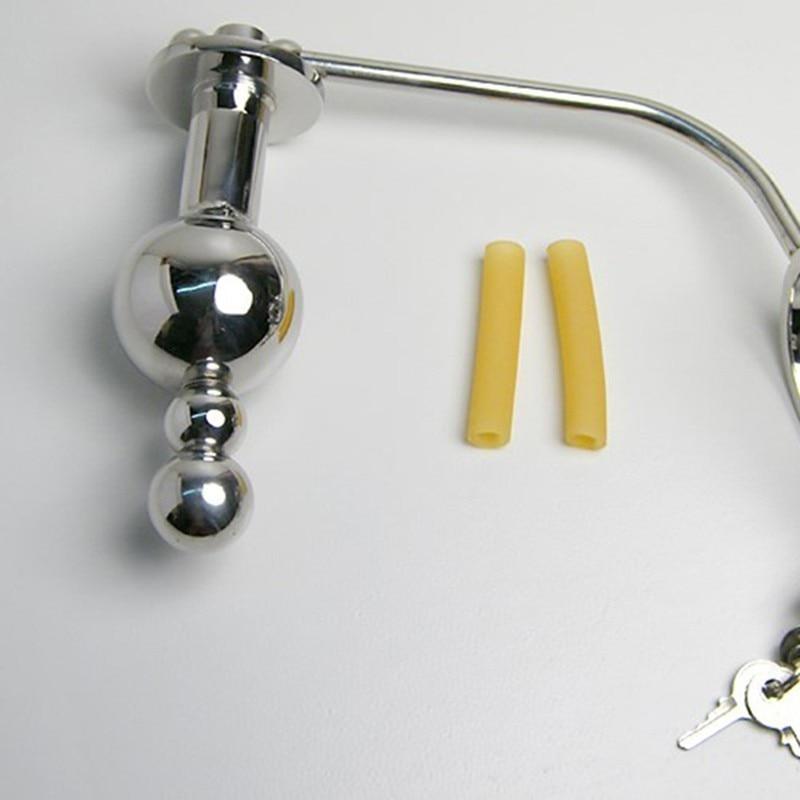 Male Chastity Belt Stainless Steel Cage Ring Kink Rings