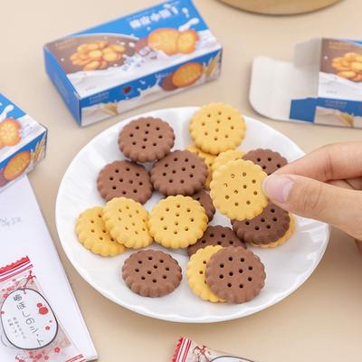 Less Rubber Debris Biscuit Pencil Eraser Writing Drawing Pencil Wiping Eraser School Supplies