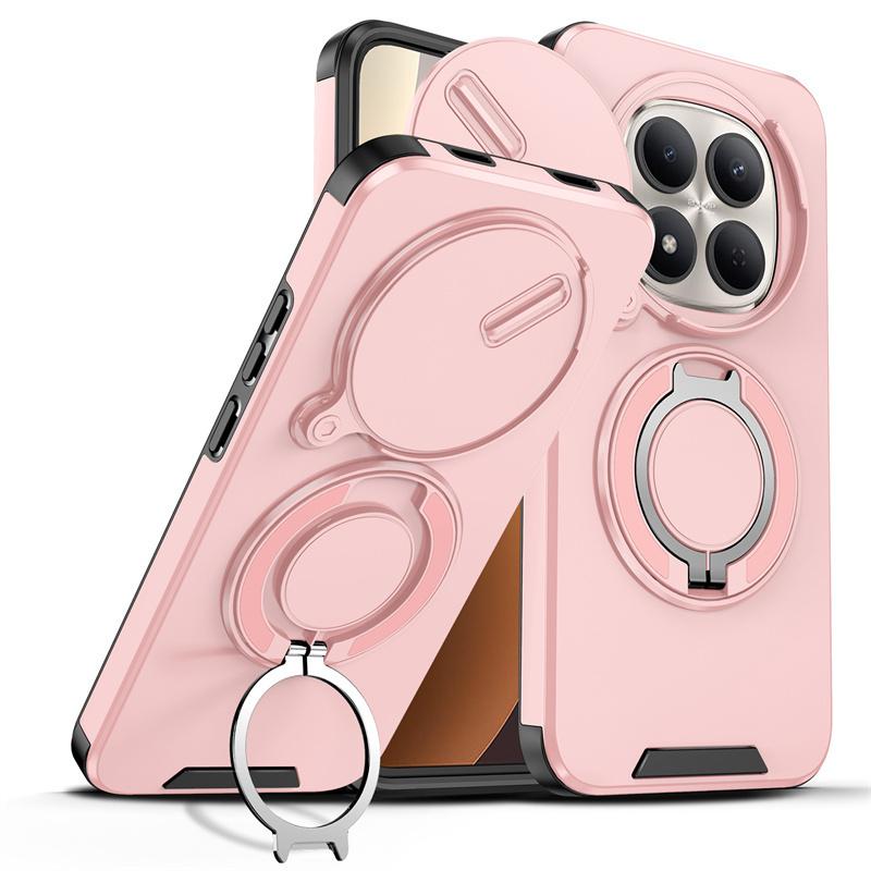 

Shockproof Armor Magnetic Holder Case Fundas For Xiaomi Redmi Note 15 14 13 Pro Plus Slide Camera Lens Protection Bumper Cover Redmi note 15 5G