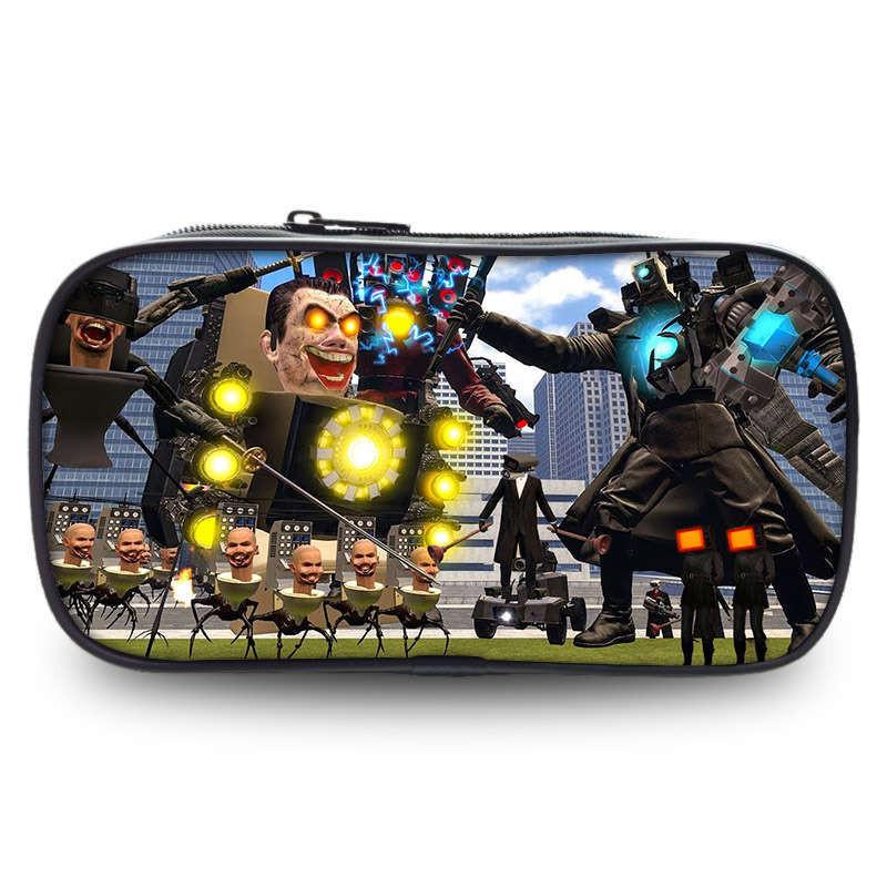 Titan Pencil Highquality Case With Unique Toilet Man Design Students For