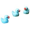 50 Stück Bunte Mini-Harz-Enten Mini-Figuren für Landschaft Mini-Enten Mikro-Feen Gartenlandschaft Puppenhaus Dekorationen