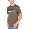 Timberland Letter Print Round Neck Short Sleeve T-Shirt Men Tops Brown A2BV6-Z33
