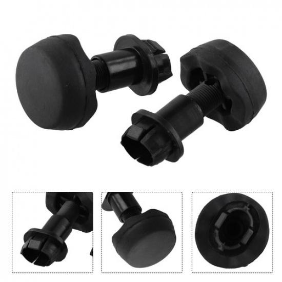 Left Car Hood Stop Cushion Right Rubber Black For Ford Hood Stop Cushion