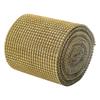 9m 24 Reihen Galvanik Kunststoff Künstliche Strass Band Mesh Hochzeit Kleidung DekorationGold