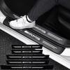 2026 Car Door Sill Scuff Plate Decor Carbon Fiber Stickers For Mercedes Benz AMG A B C W203 W204 C260 E300L A200L GLC300 CLA