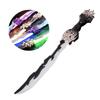 Light Up Sword Foldable Rechargble Color Changing LED Light Up Sword Toy with Sound Effect