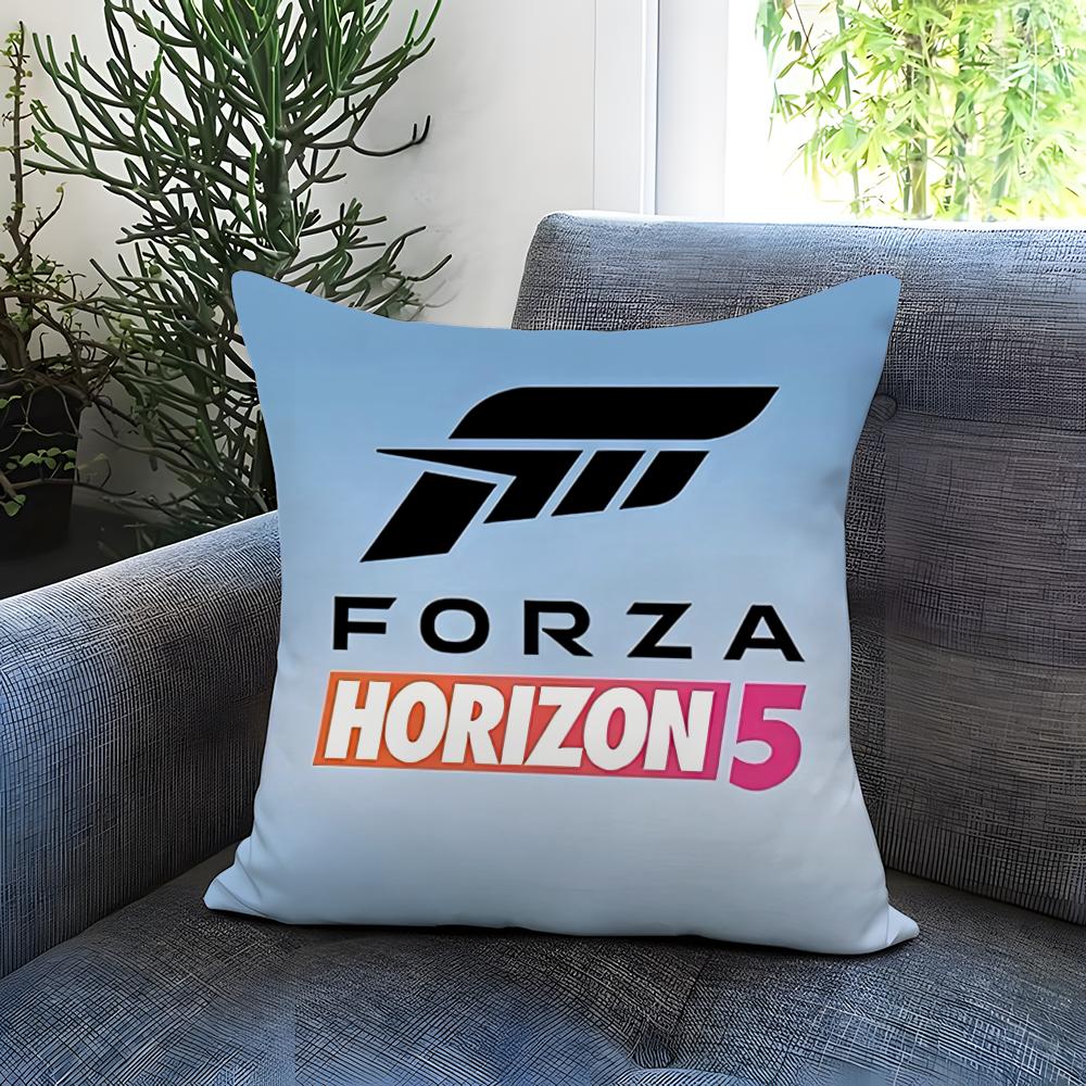 Stylish FForza Horizon 5es Cushion Cover Comfortable Reversible Pillow Cover Ideal for Car Sofa Bedroom Beyond