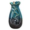 1pc, Lotus Waterfall Incense Burner Ceramic Handiwork Home Office Decor (Without Incense)