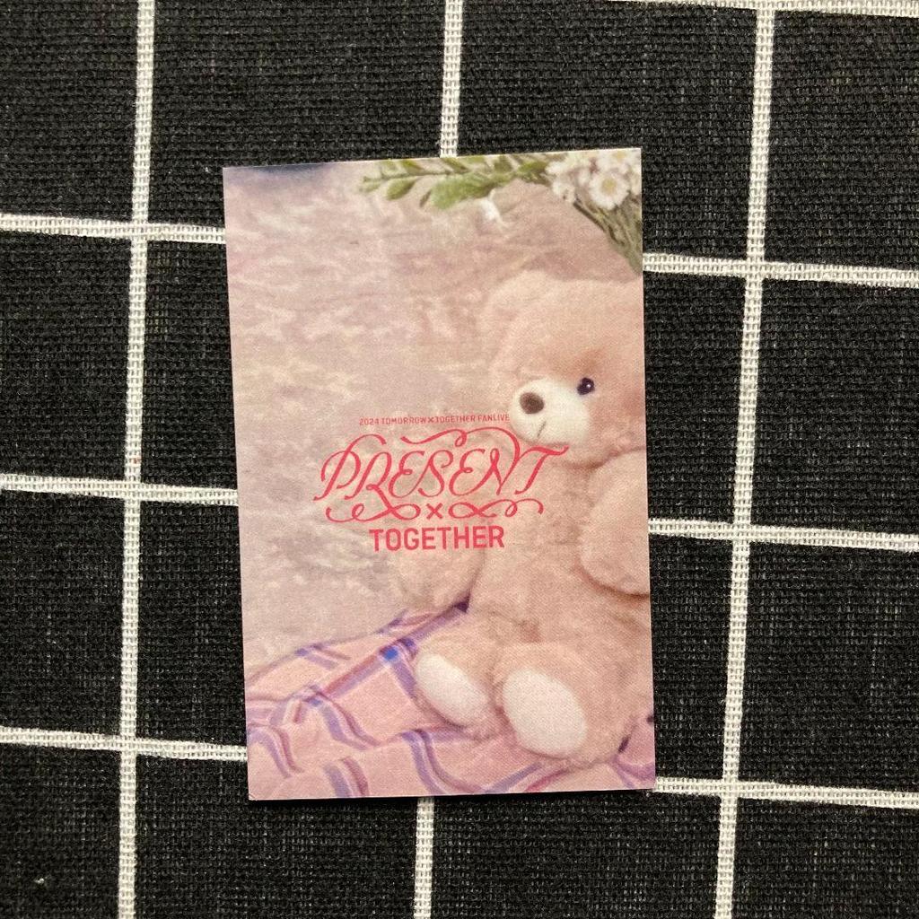 [USED] TXT FANLIVE MOAZONE Fan Live Soobin Trading Card 1 Piece