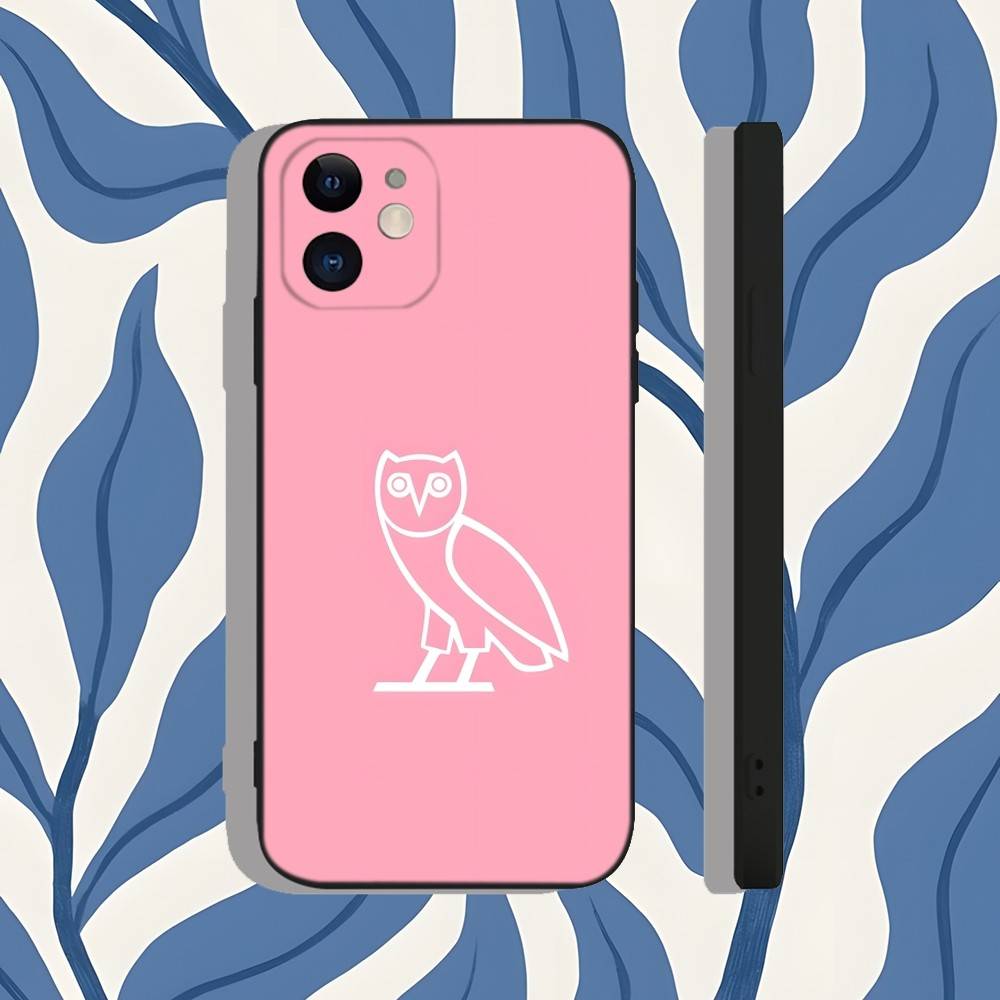 

D-Drake O-OWL ovo Phone Case For iPhone 17,16,15,14,13,12,11,X,XS,8,7,Pro,Max,Plus,E,SE4,Air,Mini Black Funda Shell iPhone16