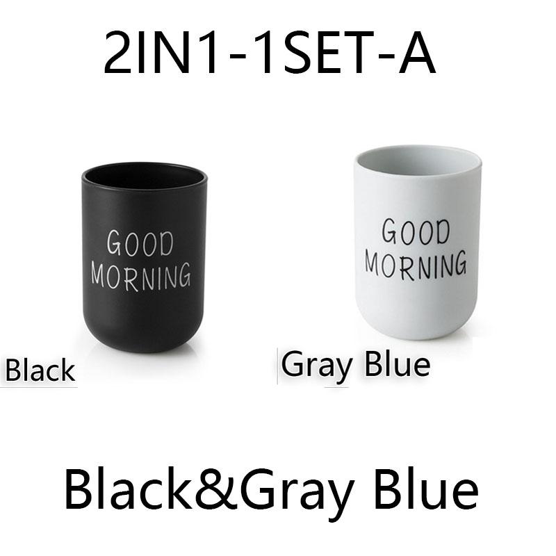 Portable Couple Toothbrush Washing Mouth Cups Plastic Home el Tooth Brush Holder Bathroom Accessories Mouthwash Storage Cups