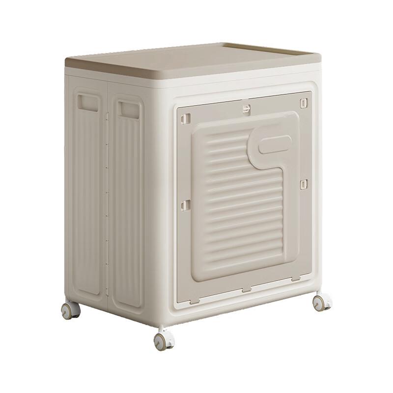 BXLJ Extra Large Foldable Storage Box with Wheels