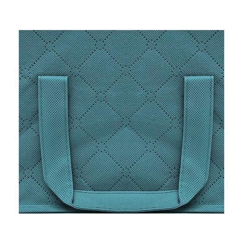 Cutie de Depozitare Haine Pliabilă Îngustă cu Capac Capacitate Mare Plapumă Pătură Organizator Depozitare Dulap Țesătură Cutie Organizatoare Garderobă