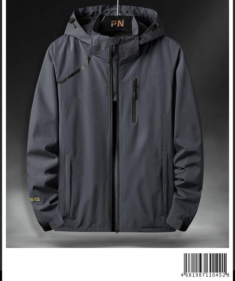 2025 Wasserdichte Windjacke: Vielseitige Freizeit-Oberbekleidung für Männer & Frauen - Ideal für Outdoor-Sportarten im Frühling & Herbst