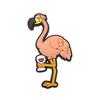 Flamingo Crocs Accessories: PVC Soft Rubber Flowers & Cartoon Shoe Buckles