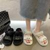 Sandals Female Summer Thickened Soft Bottom Non-slip Anti-odor Dual-use Sandals Cute Students Home Shoes