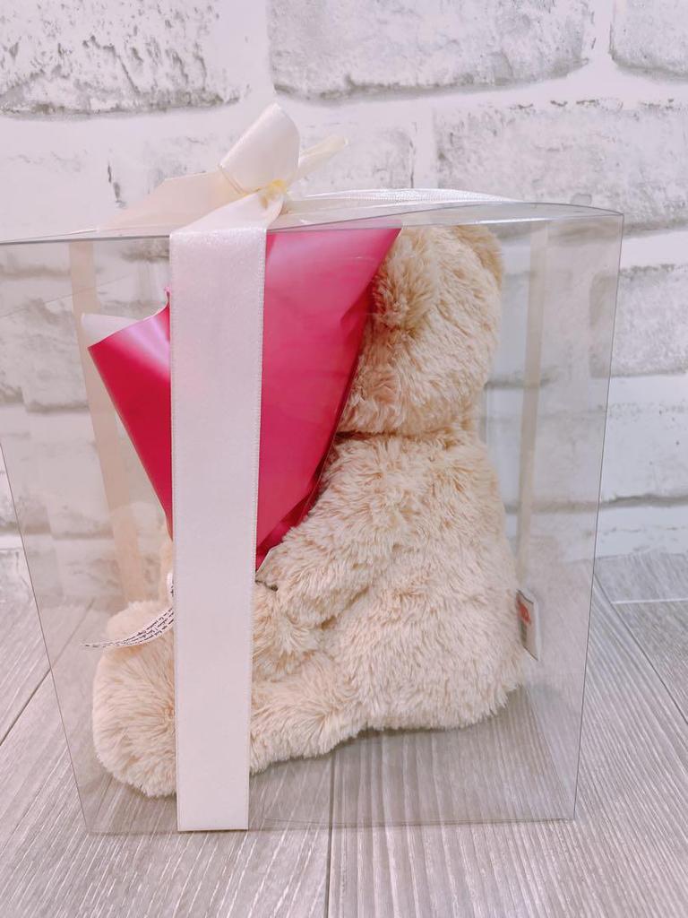 [USED] Teddy Bear (with Flower Soap)
