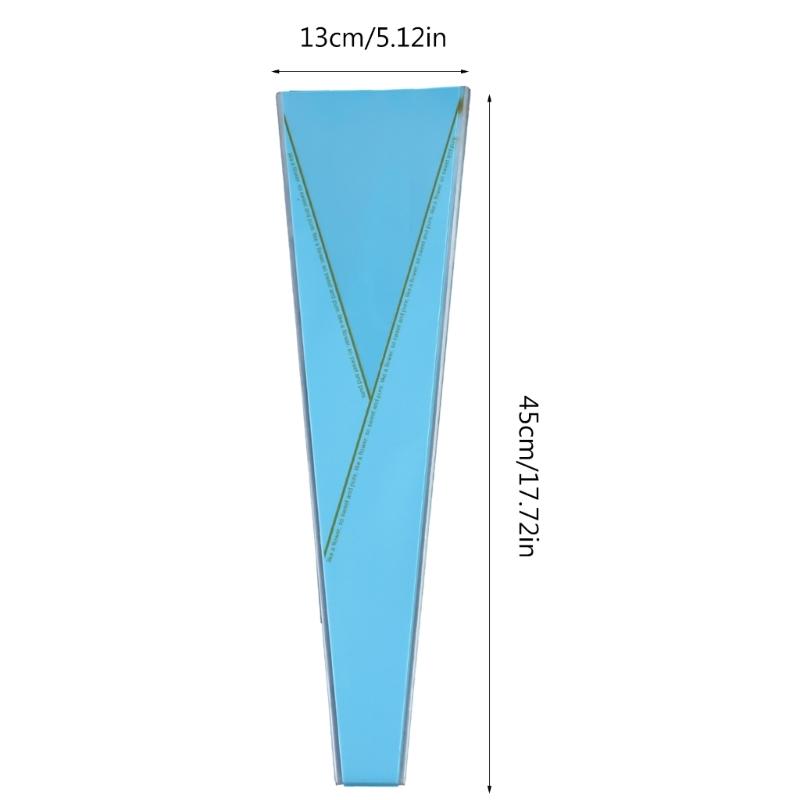 50Pcs Elegant Flower Wrapping Bags Waterproof Reusable Single Rose Sleeves Plastic Bag for Weddings Birthday Parties