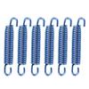6pcs Stainless Steel Muffler Exhaust Pipe Spring Hooks for Motorcycle Scooter ATV Blue