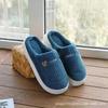 2025 new cotton slippers women's winter indoor home warm fluffy slippers men's home men's winter