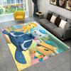 De Octonauts Kapitein Barnacles Schattig Cartoon Vloerkleed Tapijt voor Woonkamer Slaapkamer Huisdecoratie, Anti-slip Vloermat voor Bank Deurmat Cadeau Kinderen