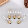 10Pcs E12 120V 7W Transparent Warm Yellow Color Tungsten Lamp Light Bulb For Decoration Salt Rangehood Refrigerator Lamp