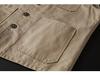Men's Plus Size Cotton V-Neck Fishing Vest – Middle-Aged & Elderly Casual Sleeveless Jacket