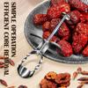 Fruit Corer Red Date Corer Easy To Use and Clean Suitable for Large and Small Red Dates Hawthorn Cherry Pitting Kitchen Gadgets