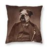 Pet Dog Funny Puppy Floor Pillowcase Living Room Home Decor Nordic English Bulldog Cushion Cover