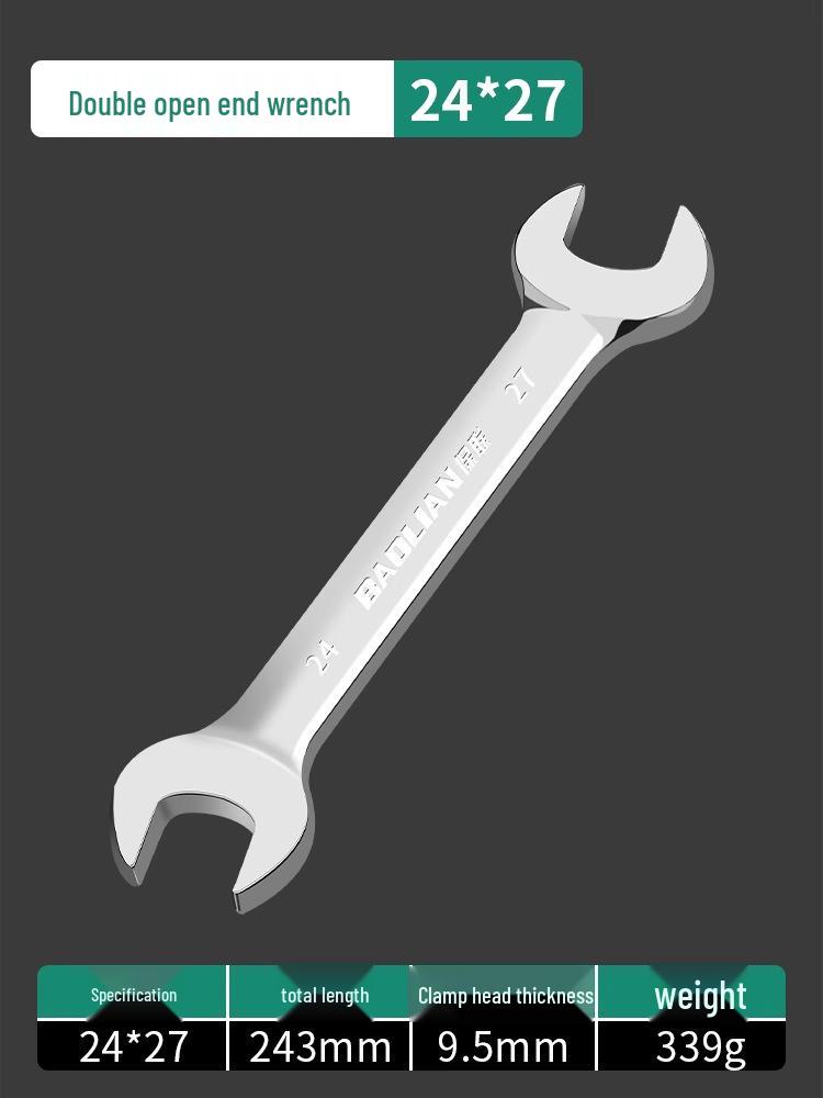 Doppelkopf-Maulschlüssel-Set - Polierte Oberfläche, Kleines Werkzeugset für Zuhause, 8-10mm Steckschlüssel-Helfer