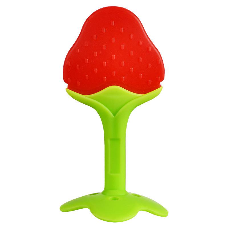 Popular Silicone Banana Teether and Toothbrush with Suction Cup - Baby Safe Molar Stick, Food Grade Chew Toy