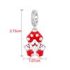 Eco-friendly Copper Cartoon Fairy Tale Pendant Beaded Bracelet Necklace DIY Loose Beads Accessory