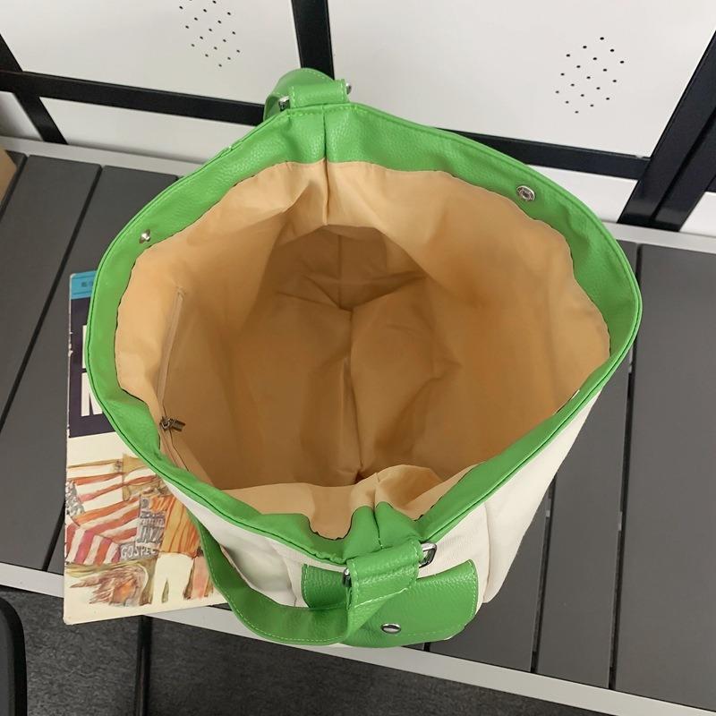 Children's bag fashion letter canvas messenger bag trendy cool boys and girls large capacity lightweight shoulder bag