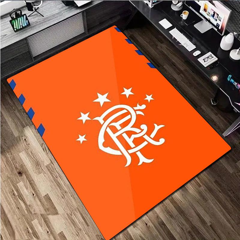 1Pc Rangers Football Club Print Rug - Home Decoration Carpet For Living Room Bedroom Flooring Computer Chair Area Rug