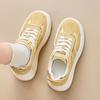 Spring and summer new women's casual single shoes thick sole inner height increase casual round head white shoes children's shoes versatile