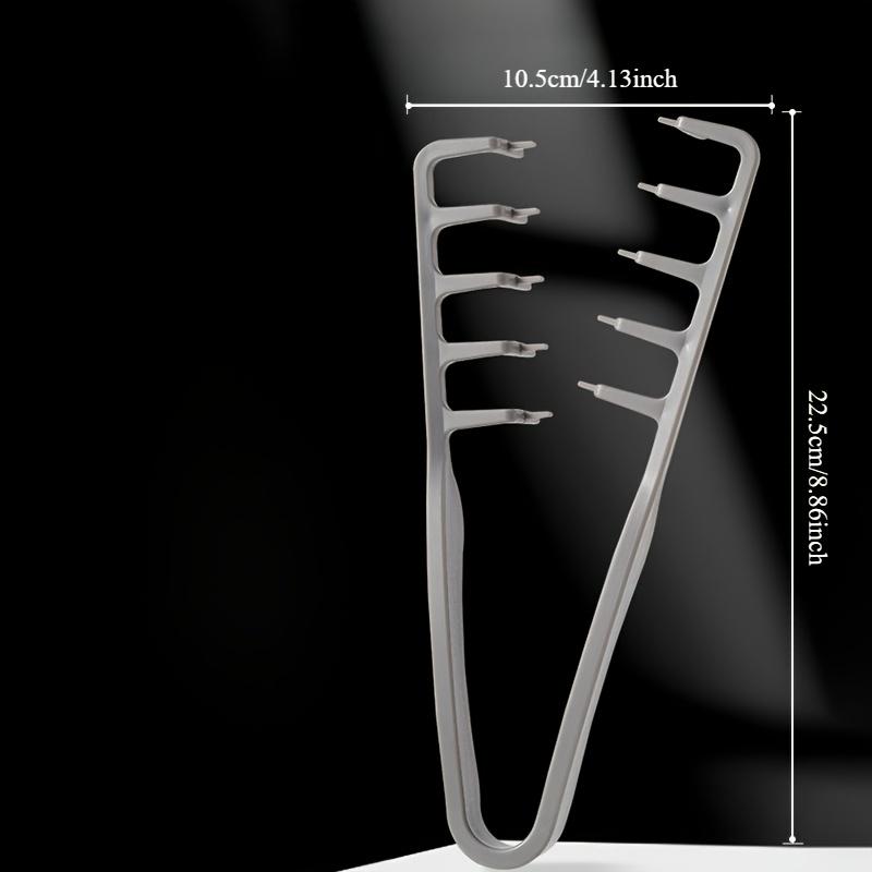 Peigne à Cheveux Fluffy Zigzag, Peigne de Coiffage Professionnel pour Salons pour des Coiffures à Volume Instantané