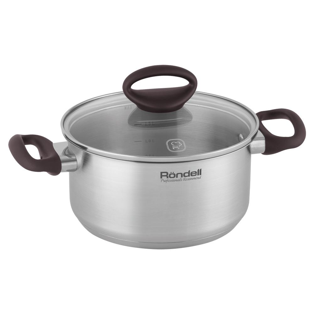 

Кастрюля с крышкой Rondell Rds-1591 18 см 2 0 л Tierno