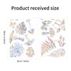 2Sheet Rainbow Window Stickers PVC Glass Wall Sticker Room Halloween Decoration Self Adhesive Decal