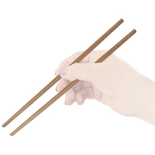 Yamato Bussan Rikyu Chopsticks, Made in Japan, Cedar, 21cm, Made from Forest Thinnings and Offcuts, 20 Pairs in a Bag