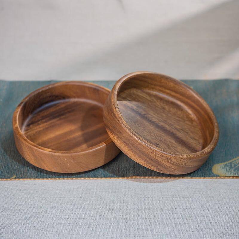 UOSUUOSU Walnut Wood Servingware 15x15x4cm