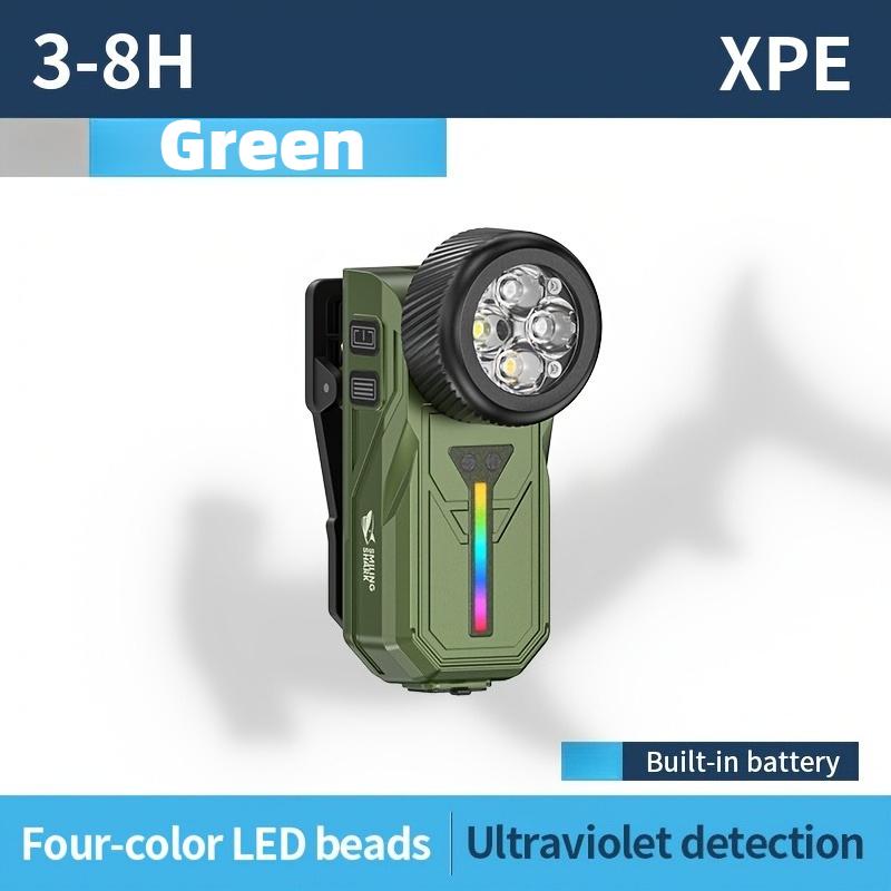 Mini EDC Flashlight Magnetic Charging Motion Sensor, Ultra Bright Clip On Headlight Portable Pocket Work Light for Hats Camping Hiking Emergency
