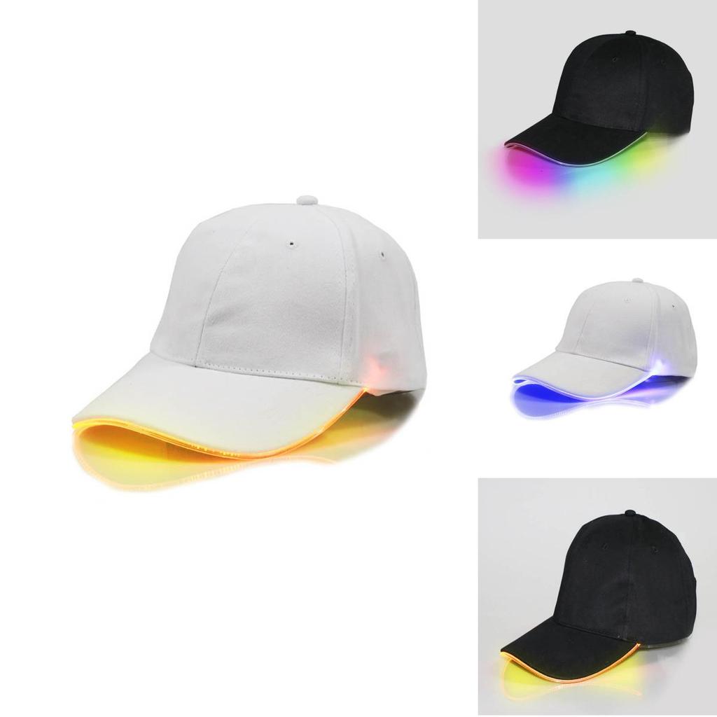 Vibrant Lighted Baseball Cap With Two Glow Modes Perfect For Night Sports And Celebrations