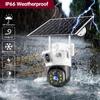 Outdoor Waterproof 4G/WIFI Solar Security CCTV, HD Night Vision Dual Cameras with PIR Human Detection