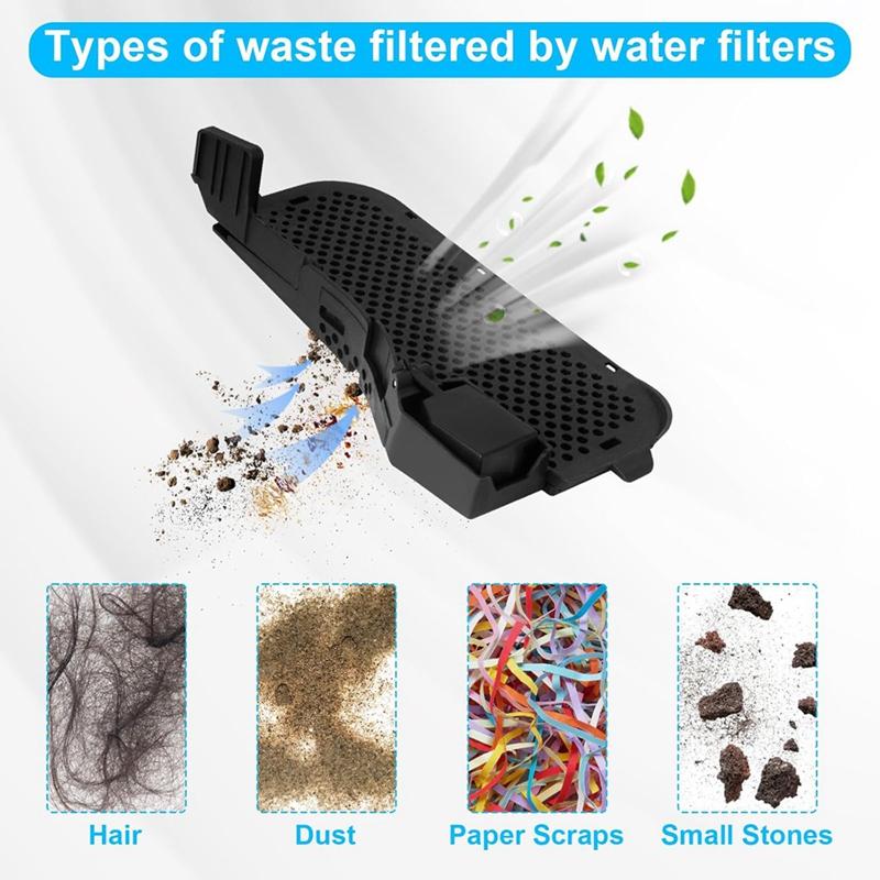 ABJI-Maintenance Brush Water Filter And Mop Scrubber Accessories For Roborock S8 Maxv Ultra Robot Vacuum Cleaner Parts