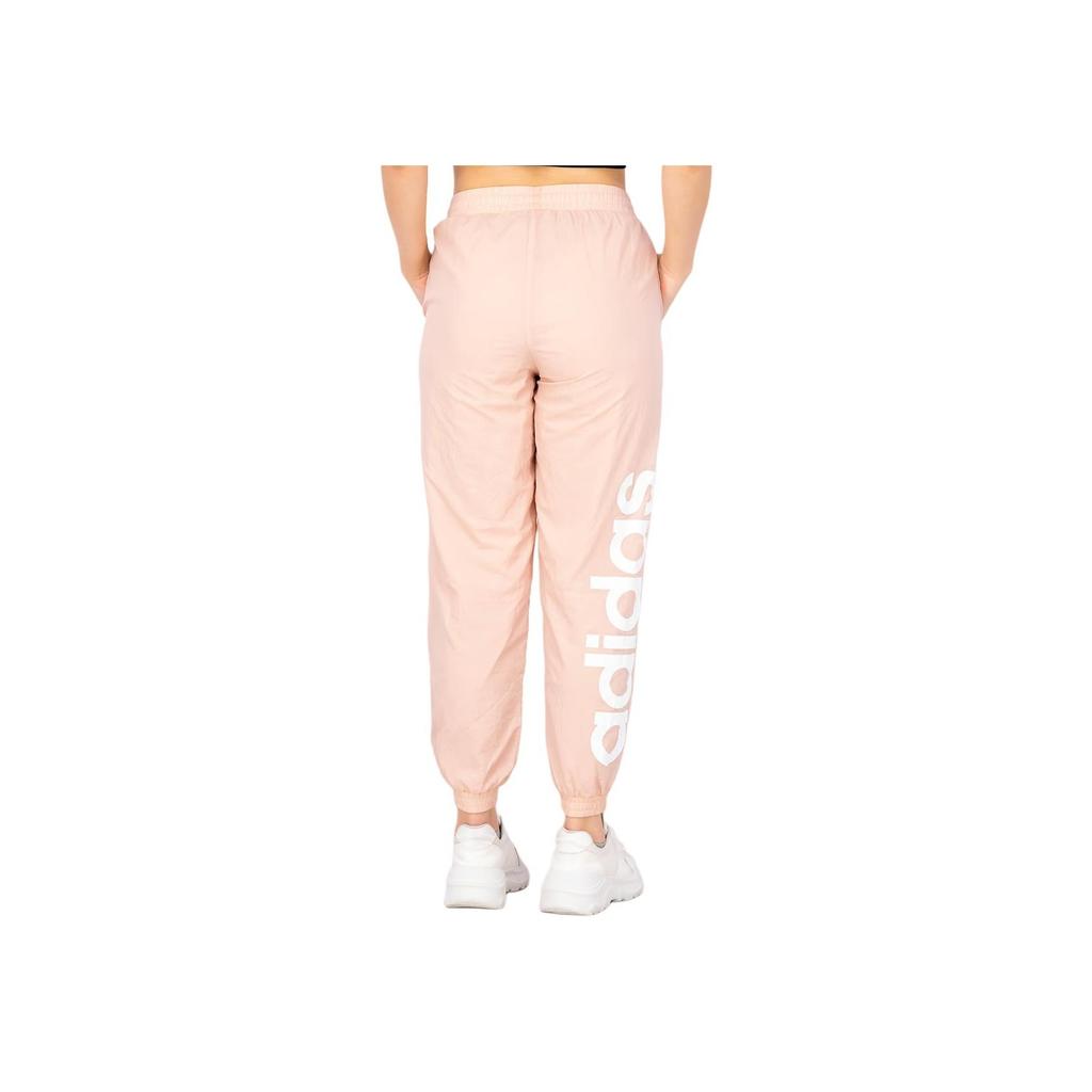 Adidas Breathable Windproof Comfortable Fashionable Knitted Sports Pants Women Bottoms Pink H36712