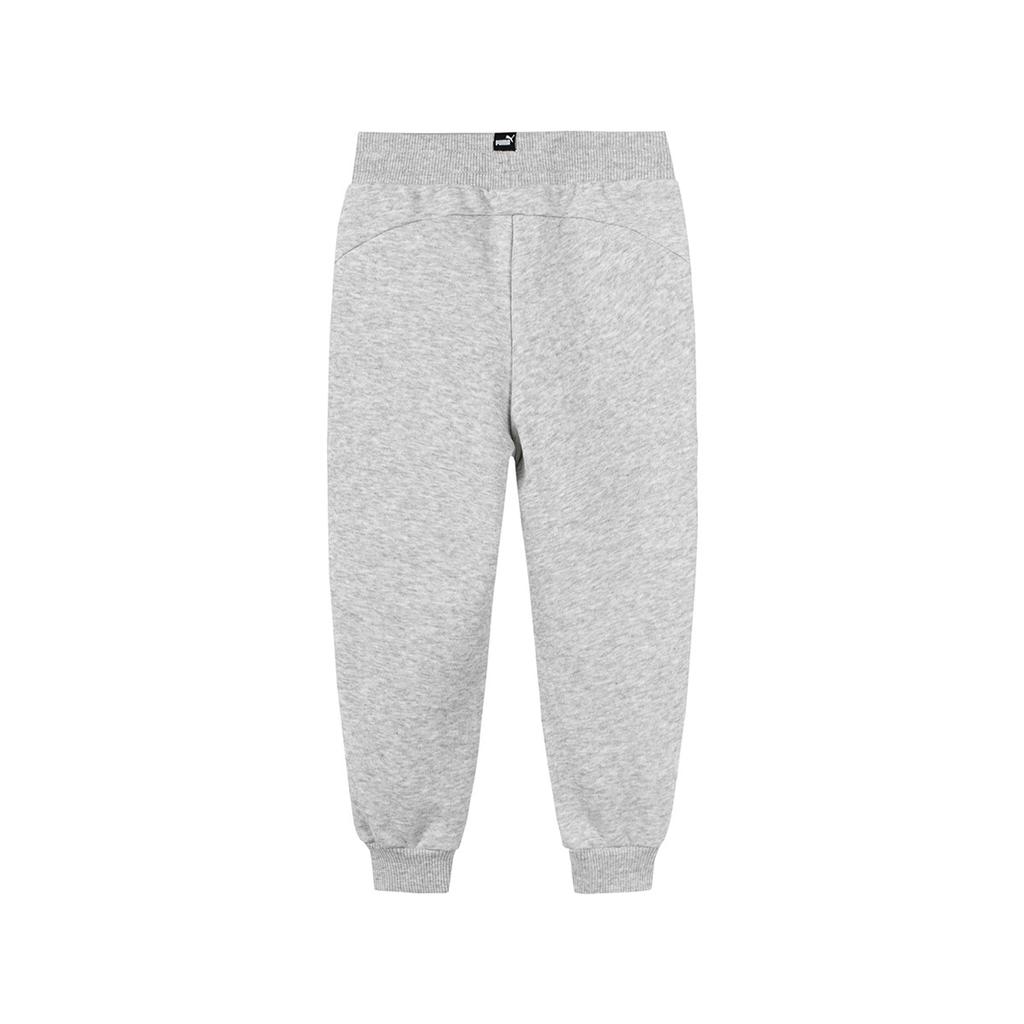 Puma Thickened Fleece Comfortable Warm Breathable Casual Knitted Sports Pants Kids pants Gray 672551-04