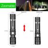 Powerful LED Flashlight USB Rechargeable 2000LM Ultra Bright Portable Work Light Power Prompt Outdoor Lighting Camping Lantern