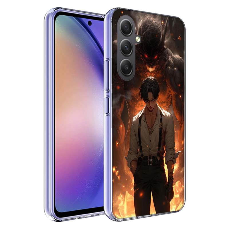 Character LEVI ACKERMAN Phone Case for Samsung A17 A37 A57 A07 A16 A26 A36 A56 A06 A02S A12 A22 A32 A52S A04S A14 A24 A34 A54 A0