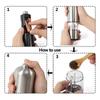 Stainless Steel Electric Salt and Pepper Mill Set Automatic Herb Spice Grinder Adjustable Coarseness Gifts Kitchen Gadget